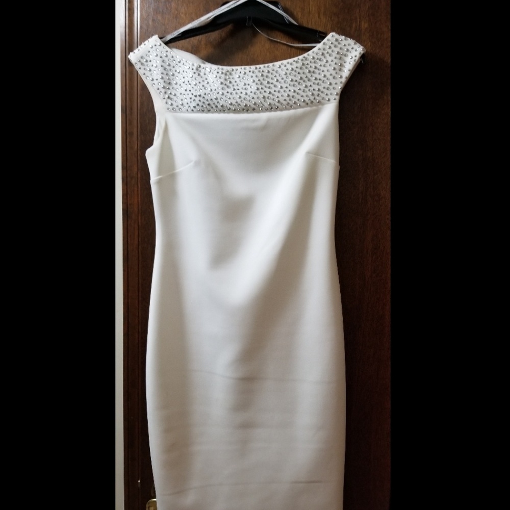 Ivory Calvin Klein Dress